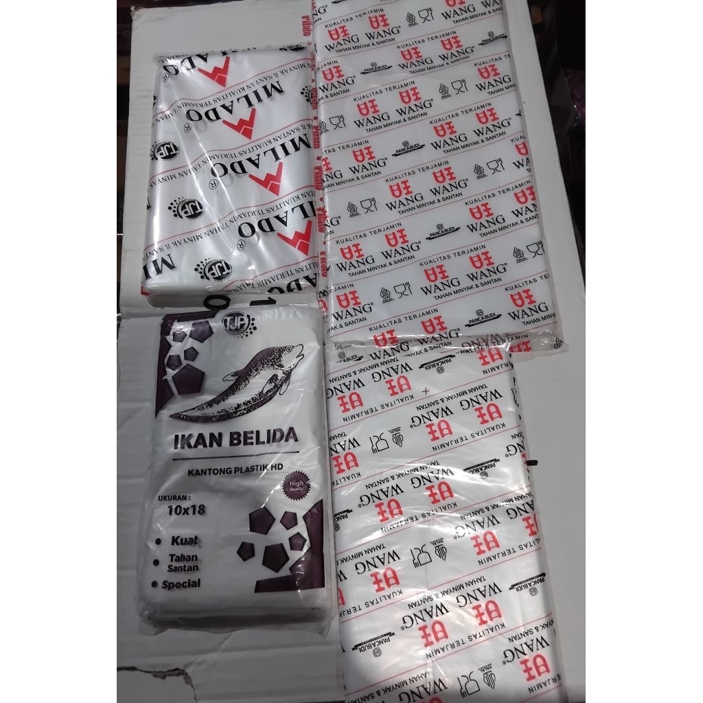 Plastik PE Wang Wang / Ikan Belida / Plastik Bening / Plastik Tahan Panas