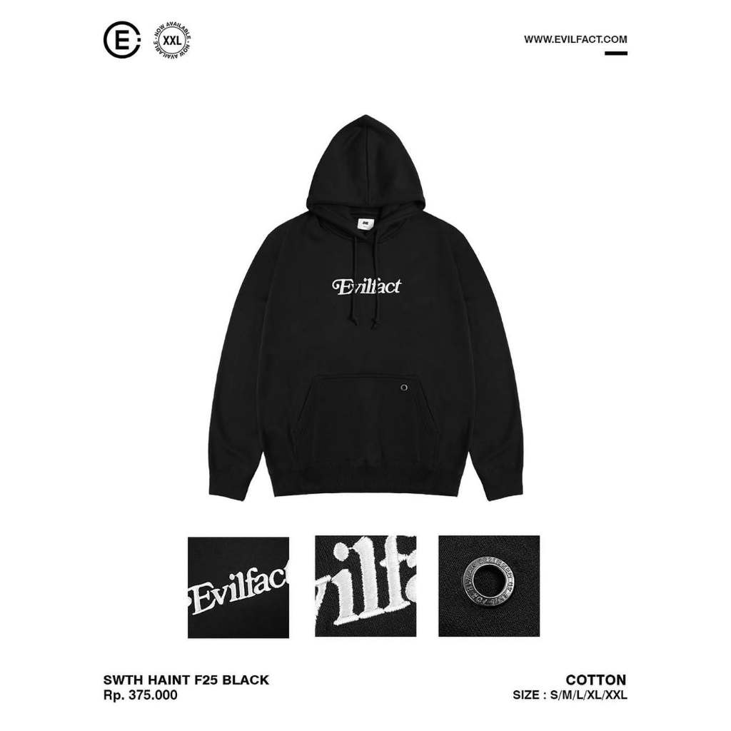 EVIL ARMY HOODIE  -SWTH HAINT F25 BLACK