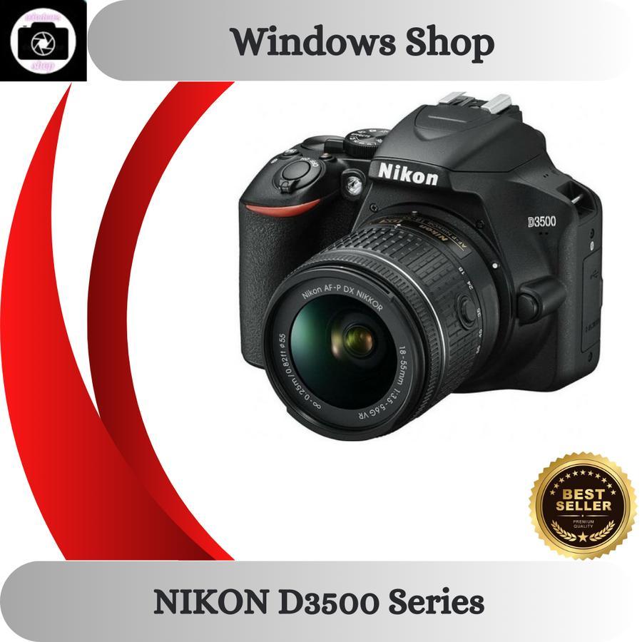 NIKON D3500 KIT 18-55MM VR / D3500 KIT 18-55MM PAKET / D 3500 / Kamera Nikon / Camera Nikon / DSLR