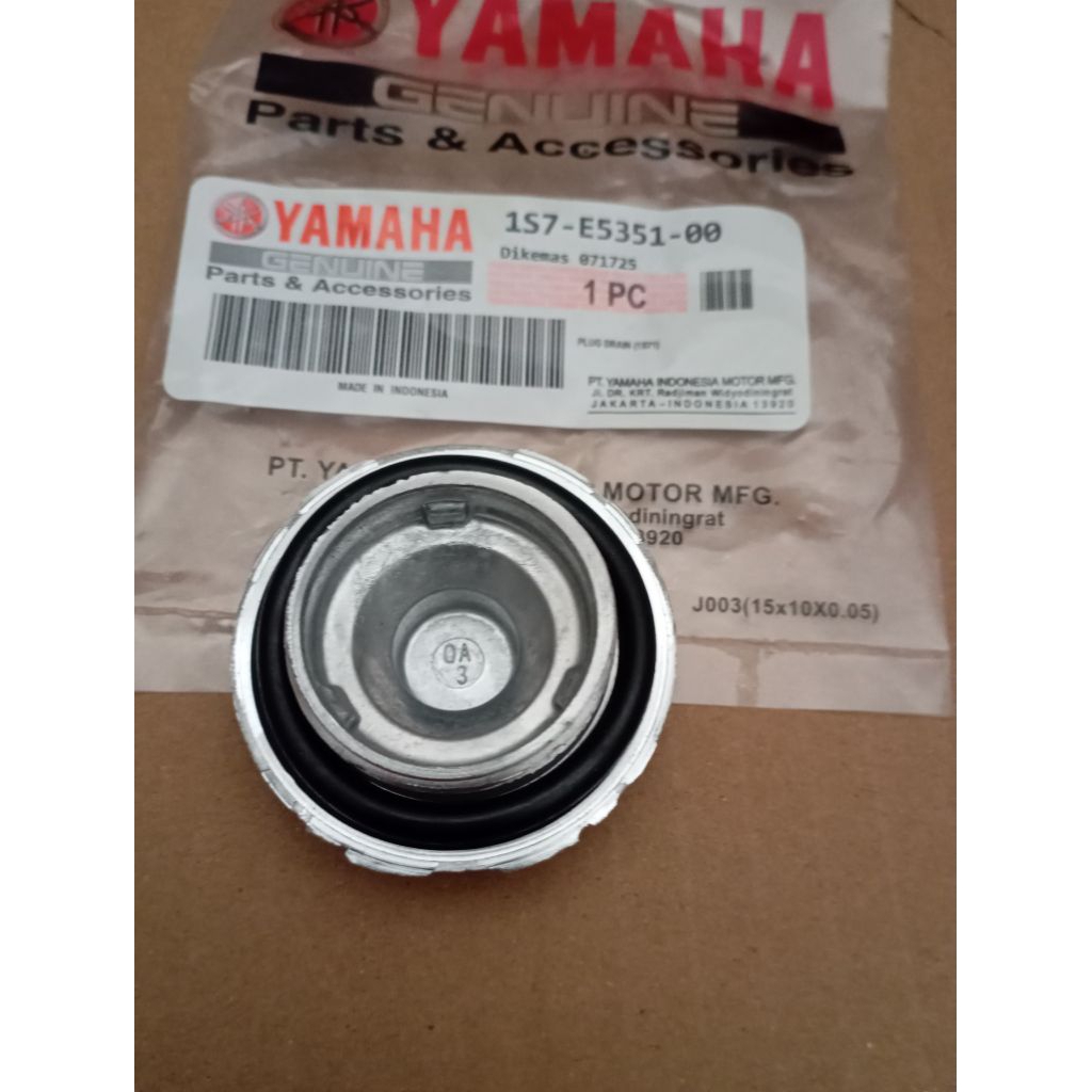 Baut Tutup Pembuangan Oli Bawah Jupiter Mx 135 Old/Vixion/Mx King/Vixion New/R15.