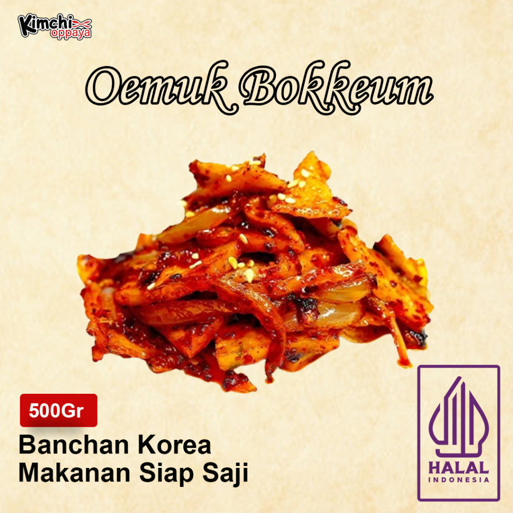 

Eomuk Bokkeum / 어묵볶음 /Stir-Fried Fish Cake/Odeng Goreng 500Gr