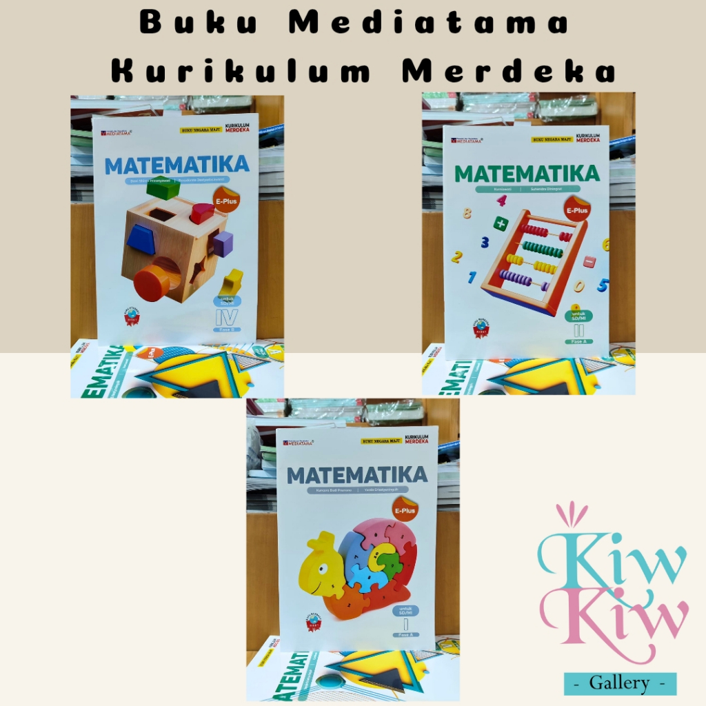 Buku E - PLUS Matematika Kelas 1, 2, 3, 4, 5, 6 SD/MI Kurikulum Merdeka - Mediatama