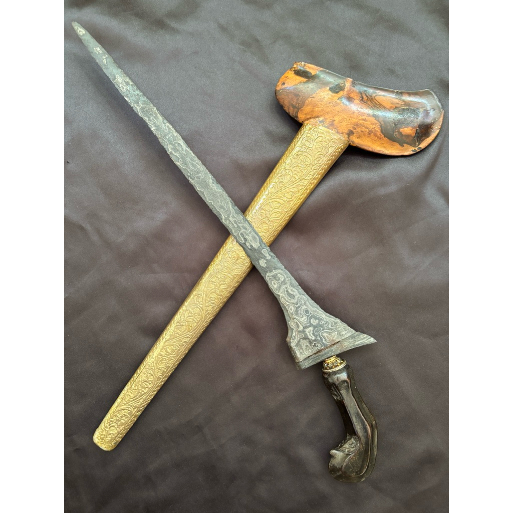 Keris Tilam Upih Pamor Udan Mas Tiban Tangguh Pajajaran