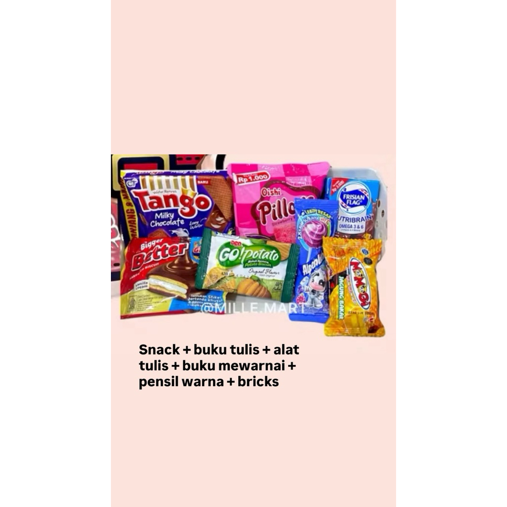 

Request snack dengan isian lengkap