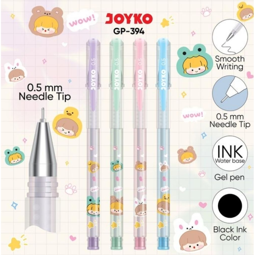 

Joyko Gel Pen Pulpen Pena GP-394 0.5mm