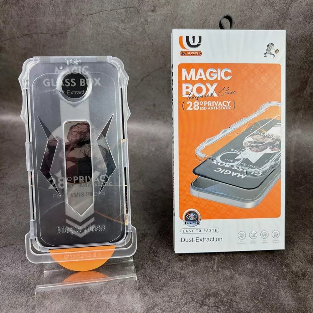 PREMIUM DIINAMI MAGIC BOX tempered glass anti gores iphone 11 12 13 14 15 16 X XR XS MAX Pro Max Plu