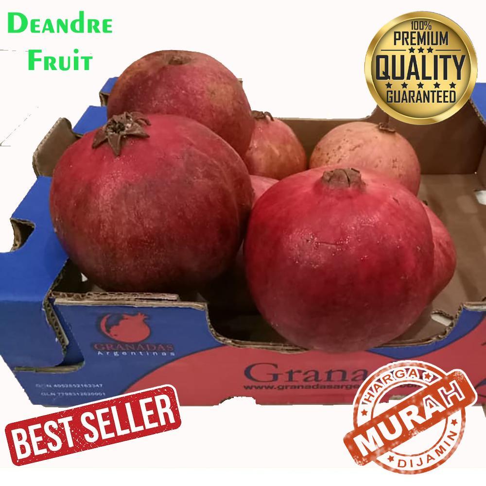 

PROMO PASTI MURAH 1 dus Buah Delima Merah import Red Pomegranate