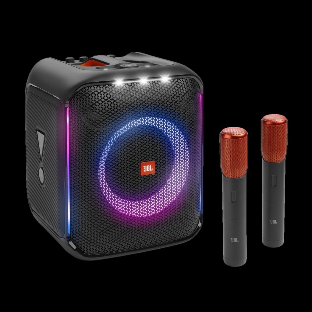 JBL Partybox Encore Bluetooth Speaker & 2 mic wireless original IMS