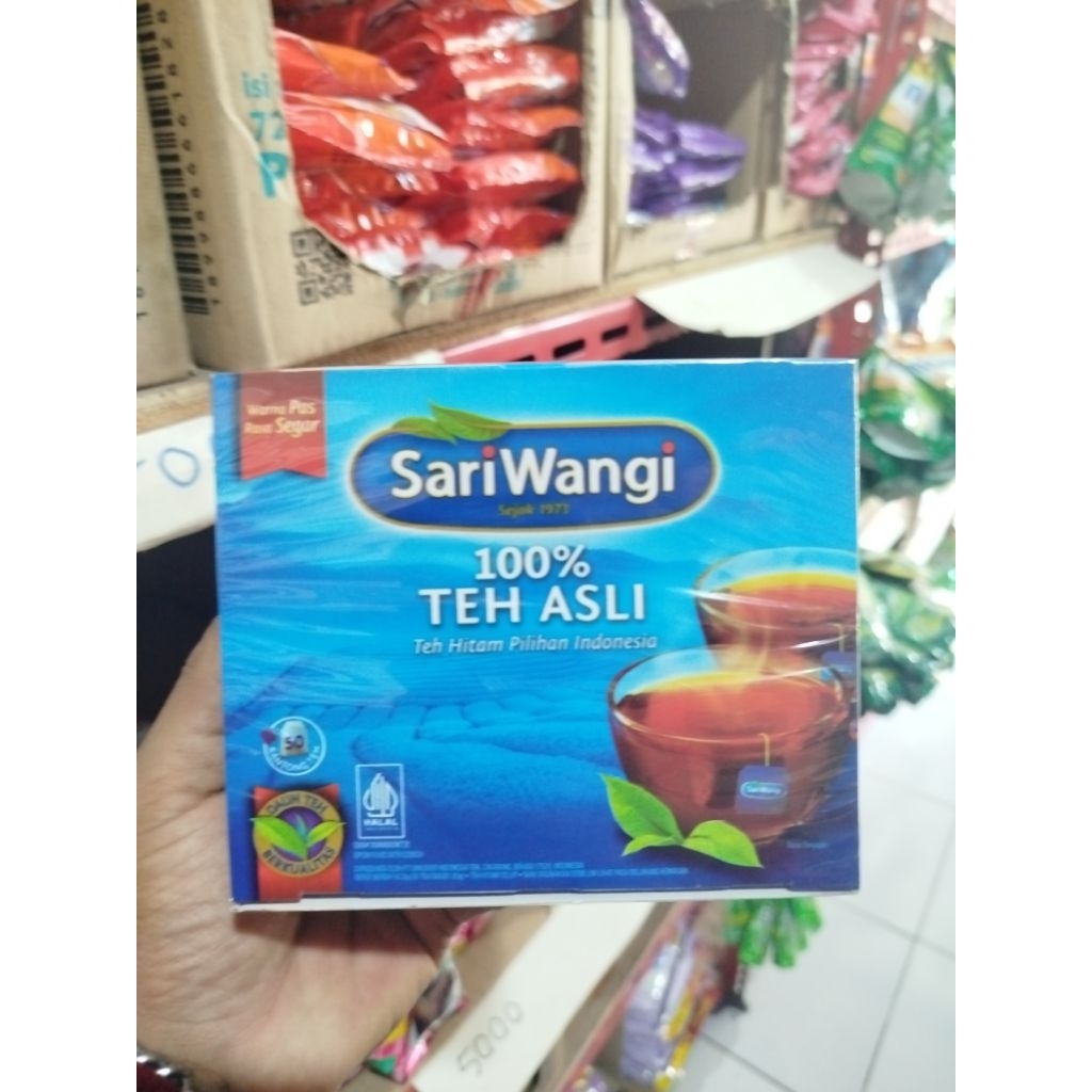 

Sariwangi celup isi 50 kantong/Teh celup kantong/Teh sariwangi