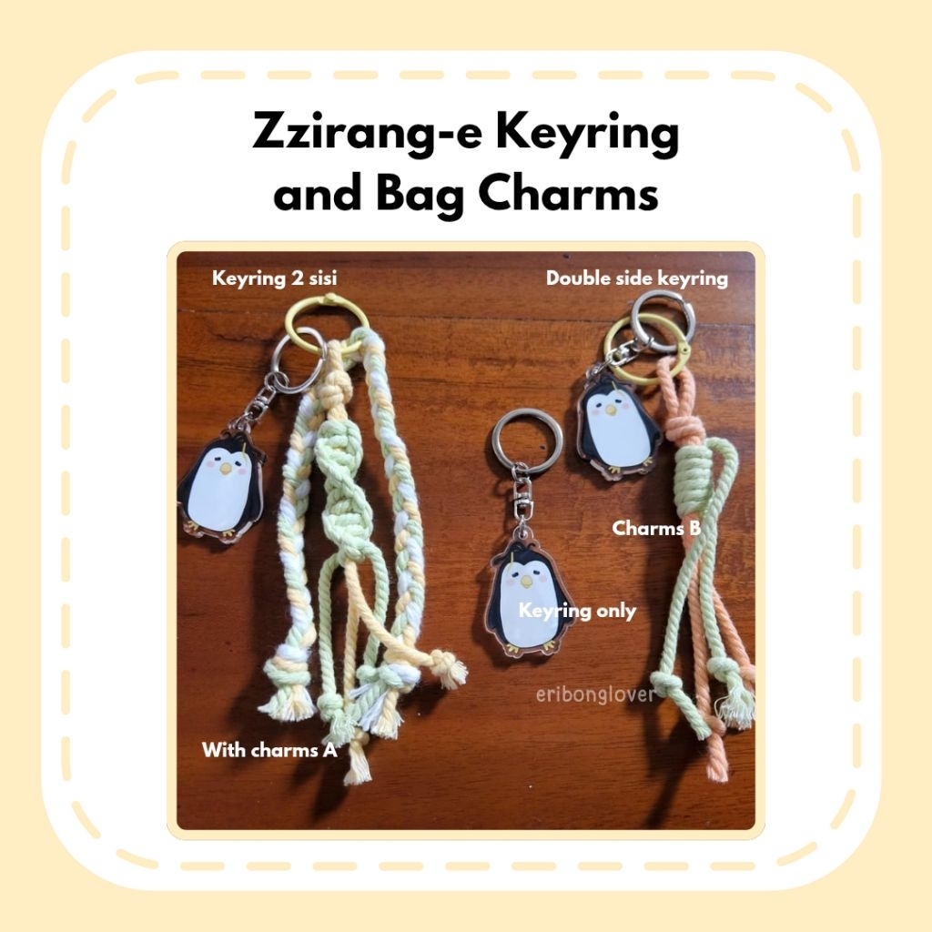 Kyungsoo Zzirang-e Keyring and Bag Charms - Keycharms Penguin lucu