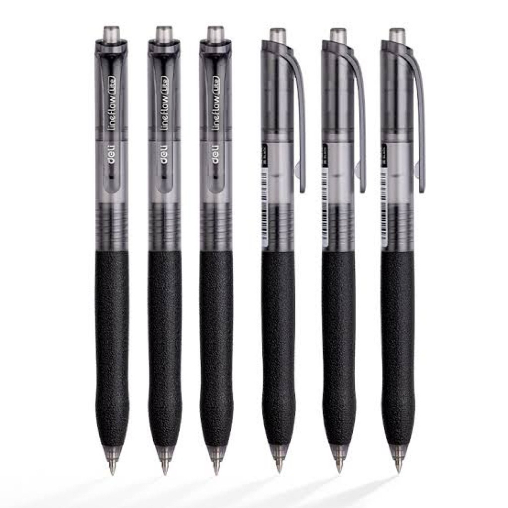 

Miniso x Deli Stationery Pen Gel S07 Lineflow 0.5mm / puplen alat tulis pena
