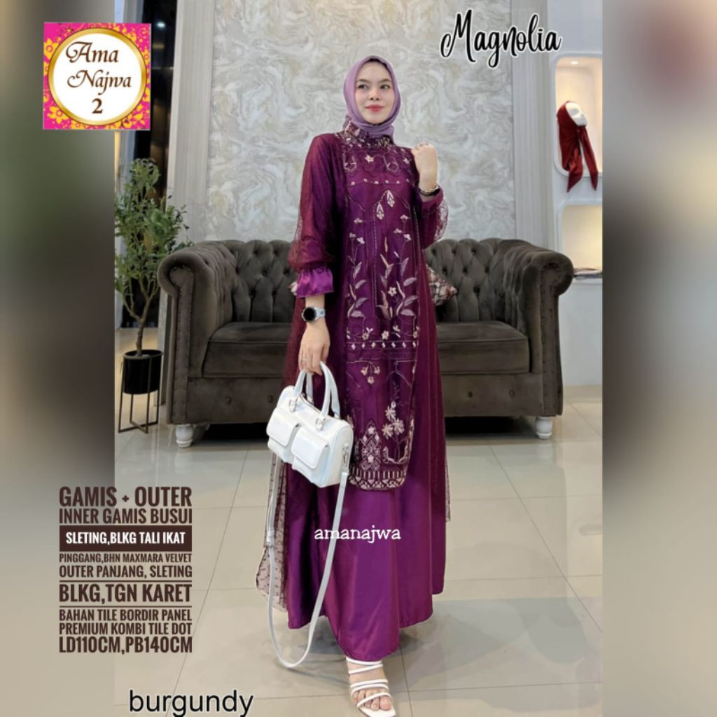 MAGNOLIA DRESS GAMIS DAN OUTER