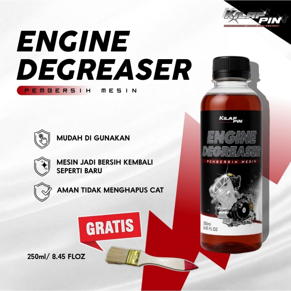 KILAPPIN - Engine Degreaser, Pembersih Mesin Mobil dan Motor, ENGINE DEGREASER