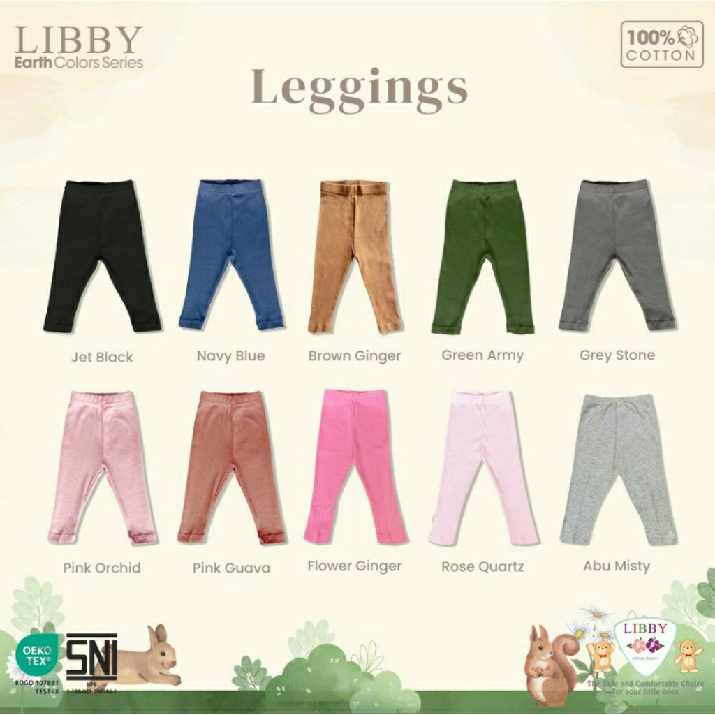 LIBBY - EARTH COLORS LEGGING - Legging Bayi & Anak Laki-Laki/Perempuan