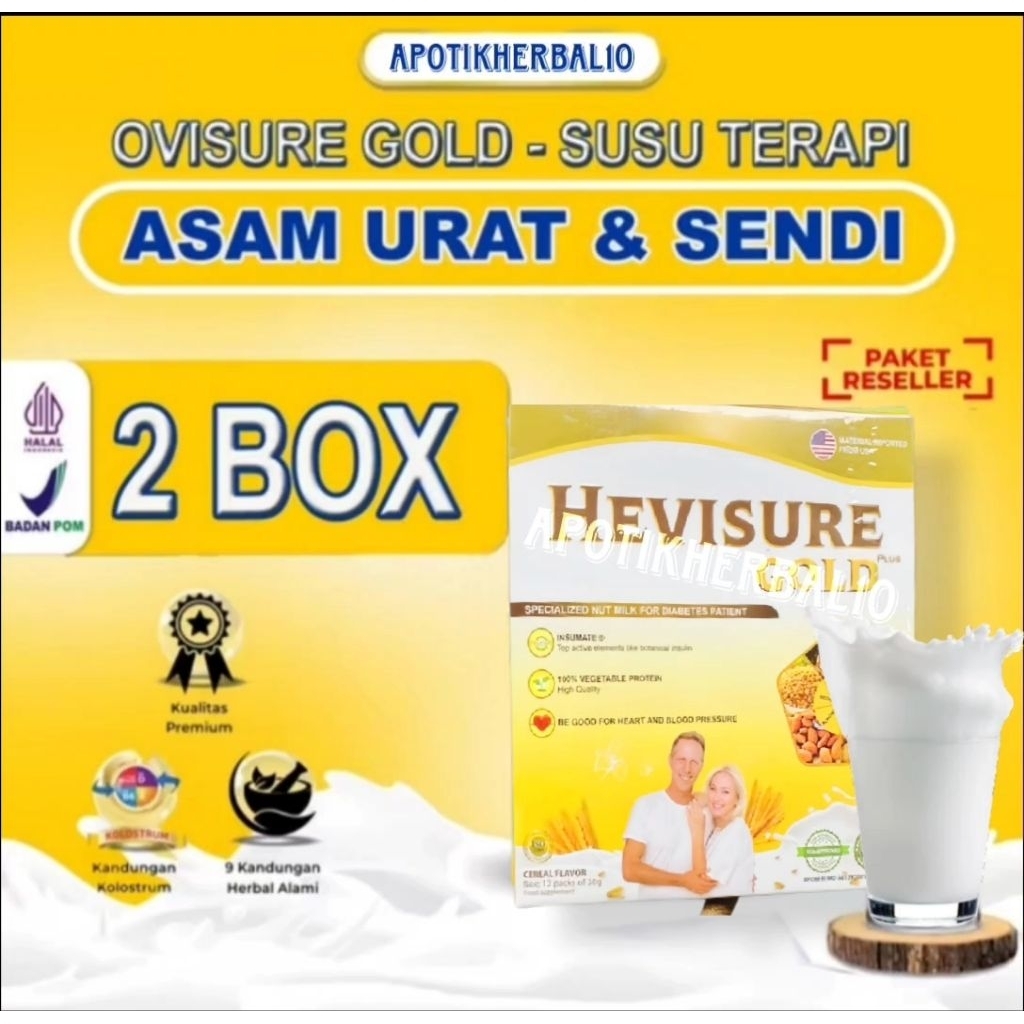 

￼HEVISURE GOLD SUSU UNTUK DIABETES (PAKET 2 BOX LEBIH HEMAT!!!), HEVISURE GOLD MILK, SUSU BUAT PENDERITA DIABET, DAN KENCING MANIS