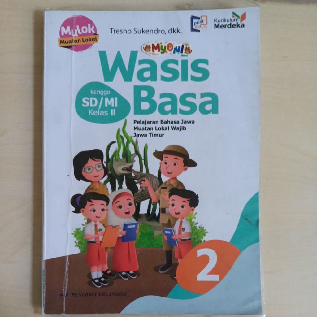 

Preloved Wasis Basa kelas 2 SD kurikulum merdeka Erlangga