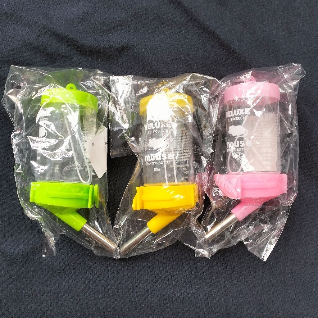 Botol minum hewan peliharaan hamster, landak mini, sugar glider