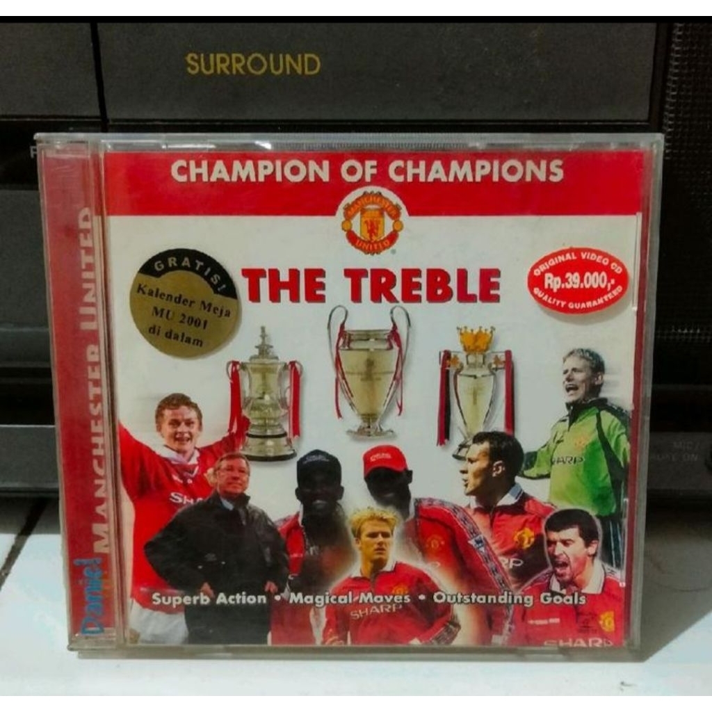 VCD MANCHESTER UNITED THE TREBLE