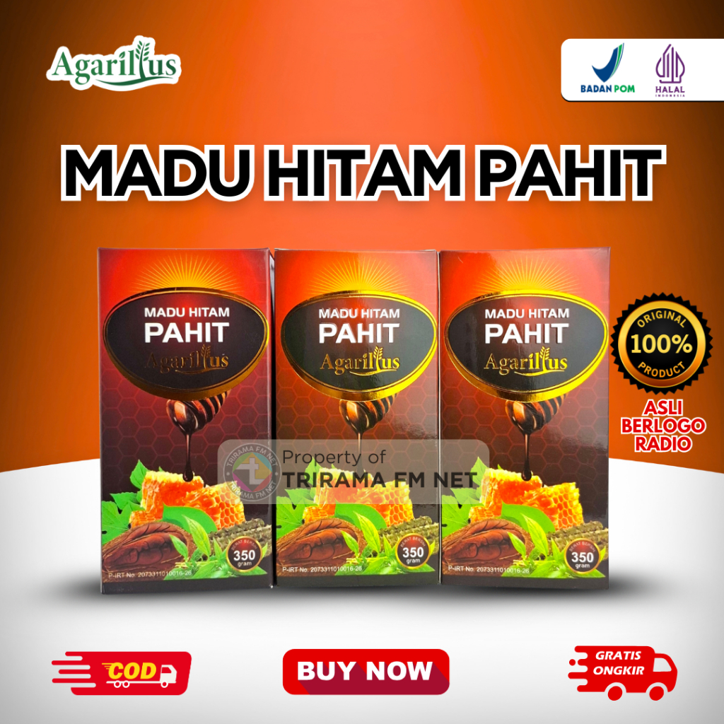 

Agarillus Madu Hitam Original – Stamina, Diabetes, Lemah Syahwat | Berlogo Radio