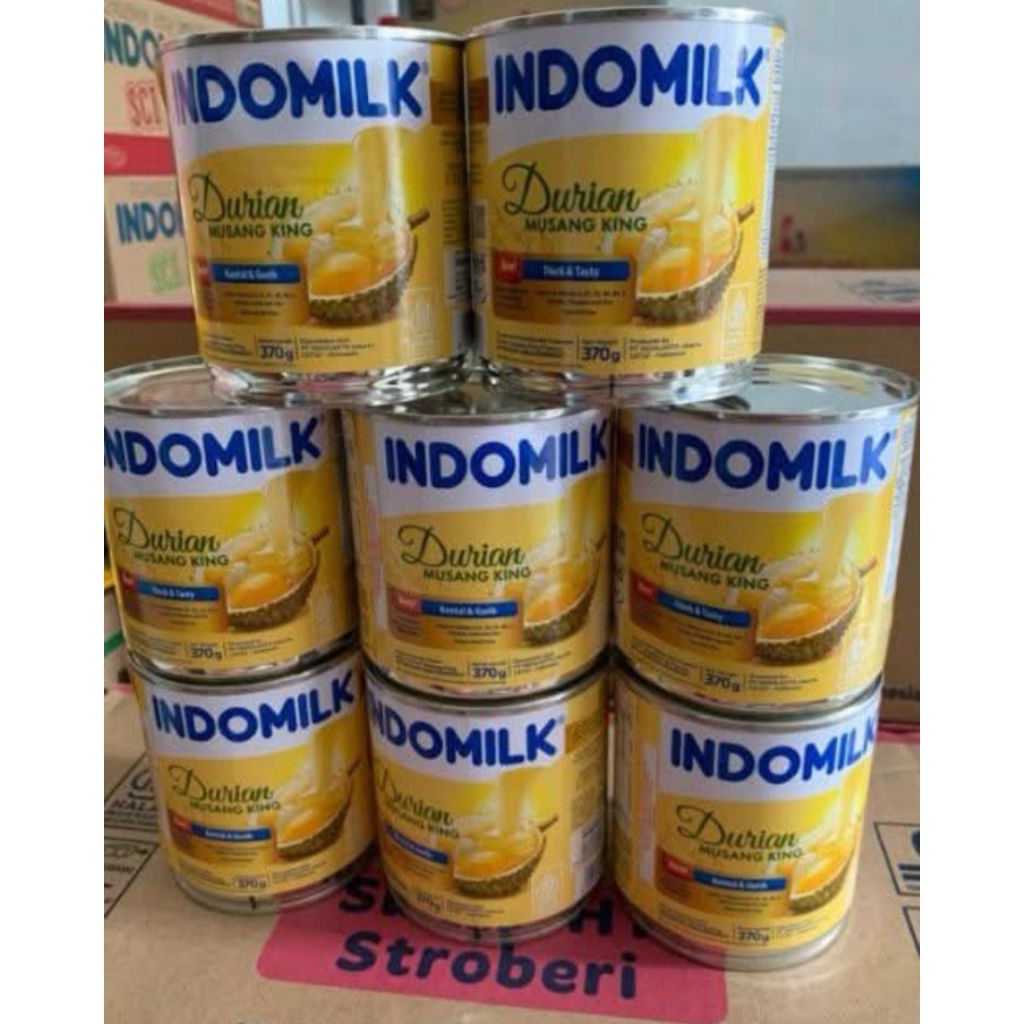 

INDOMILK Durian MusangKing Krimer Kental Manis Rasa Durian 370gr