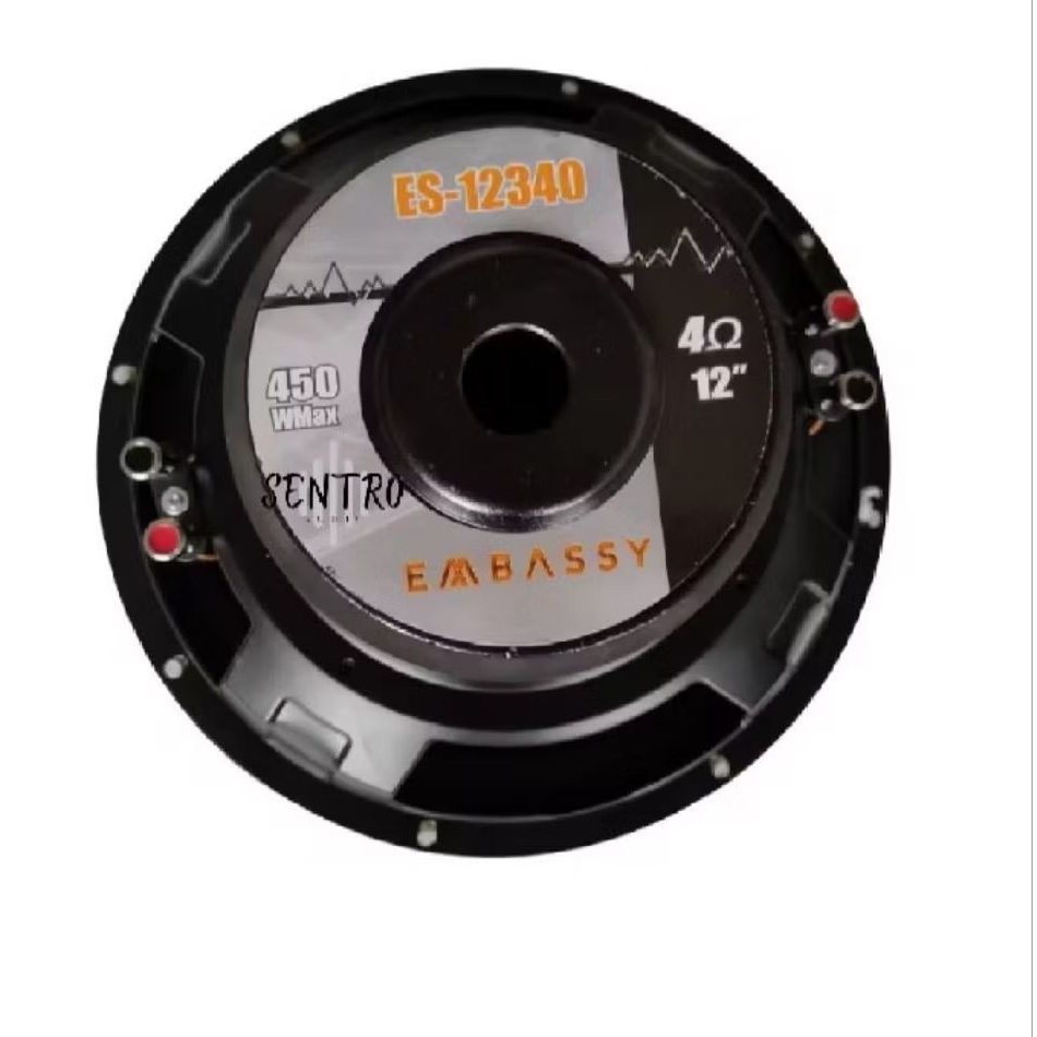 SPEAKER SUBWOOFER 12 Inch 3 Magnet EMBASSY ES-12340 Double Coil Original