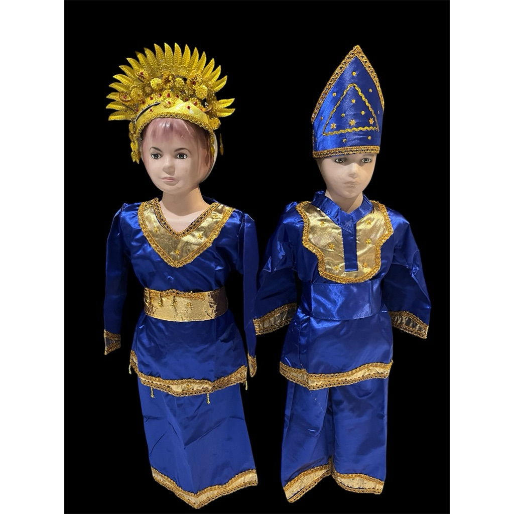 BEST SELLER BAJU MINANG ANAK/BAJU ADAT MINANG ANAK LAKI LAKI & PEREMPUANNYA[GOLD] / BAJU ADAT PADANG