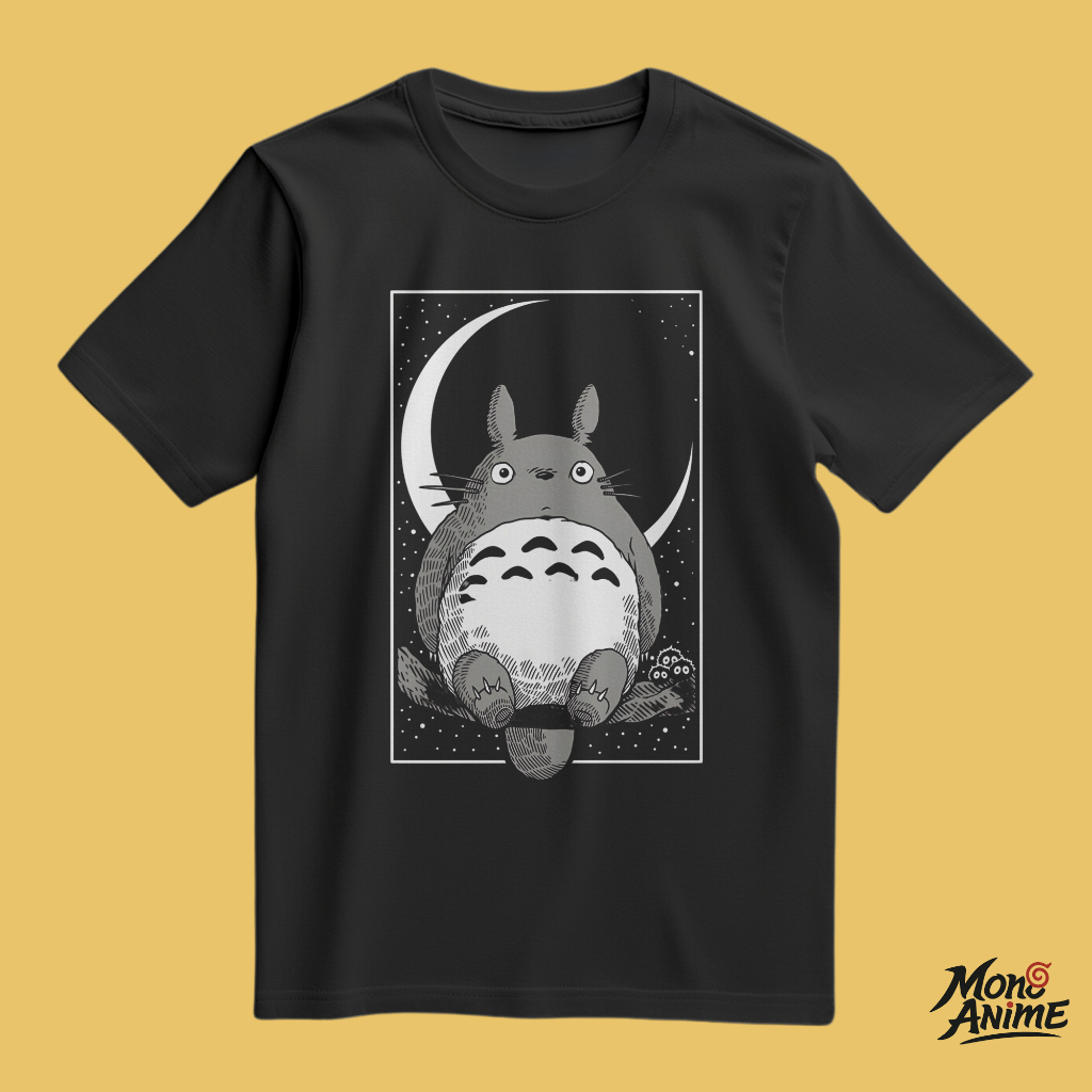 Kaos Totoro Bulan - My Neighbor is Totoro