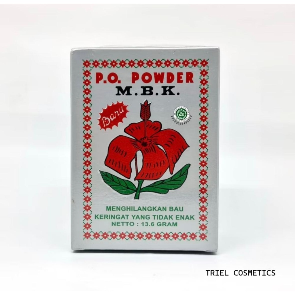 Bedak MBK Silver / Bedak Penghilang Bau Badan MBK Silver