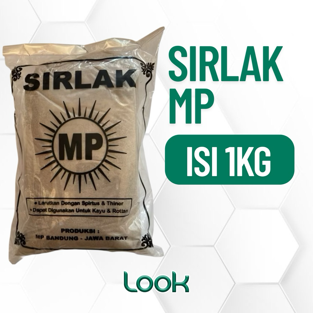 Sirlak Shellac Sandarlak Bubuk MP Kemasan 1 Kg Sirlak Bensin | Sirlak MP Ekonomis Berkualitas