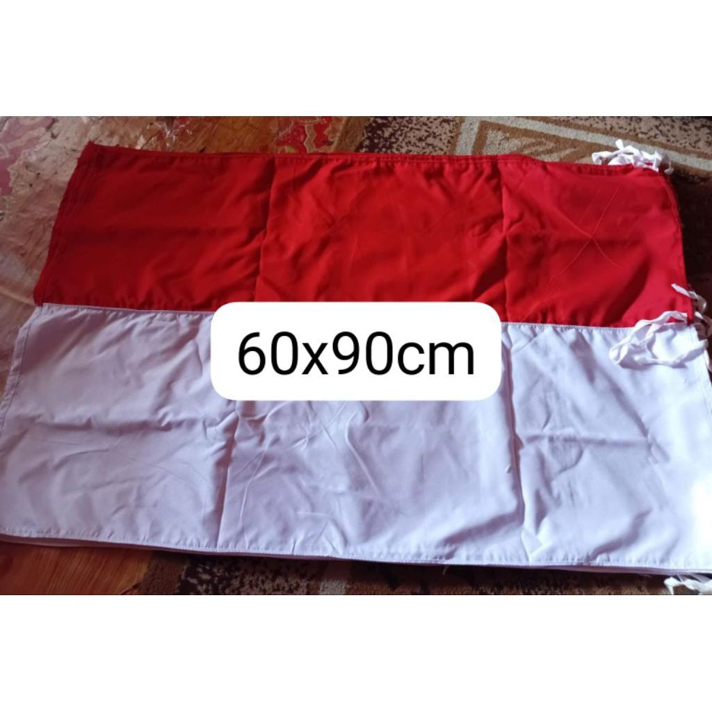 BENDERA MERAH PUTIH KATUN ,-+90X60