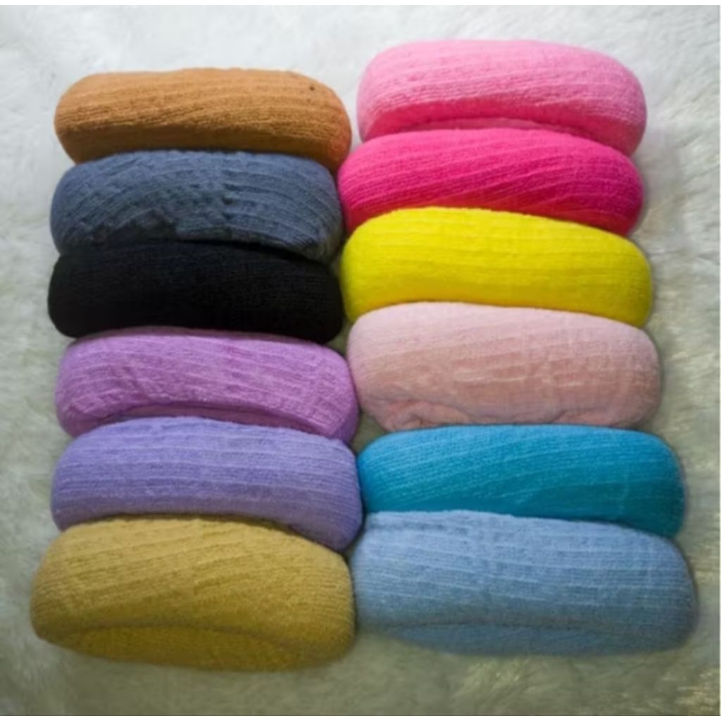 

12 PCS TALI DONAT LINGKARAN BESAR WARNA SERI