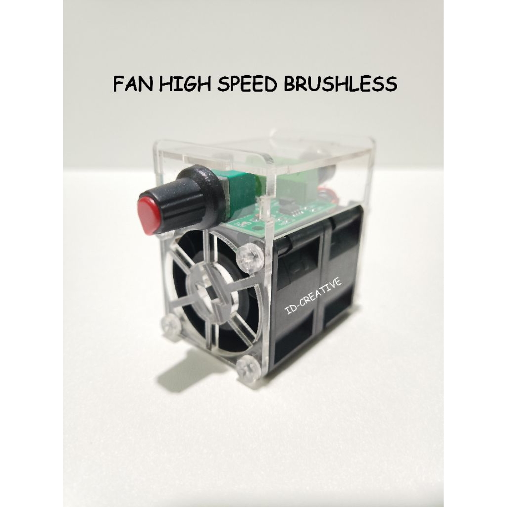 KIPAS HIGH SPEED 12V DOUBLE FAN CUSTOM DENGAN KONTROL