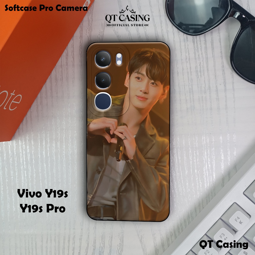 Case For Vivo Y19s / Y19s Pro – Casing Motif BTS Jungkok – Softcase Pro Camera – Silikon Clear Case