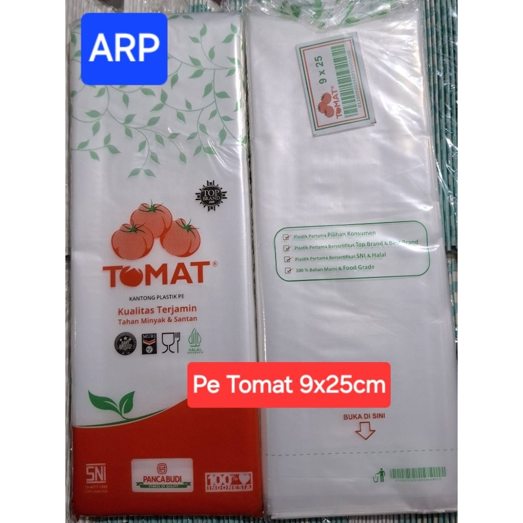 Plastik Pe tomat 9x25cm