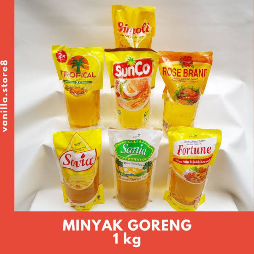 

Minyak Goreng 1 Liter (All Varian) Kemasan Refill