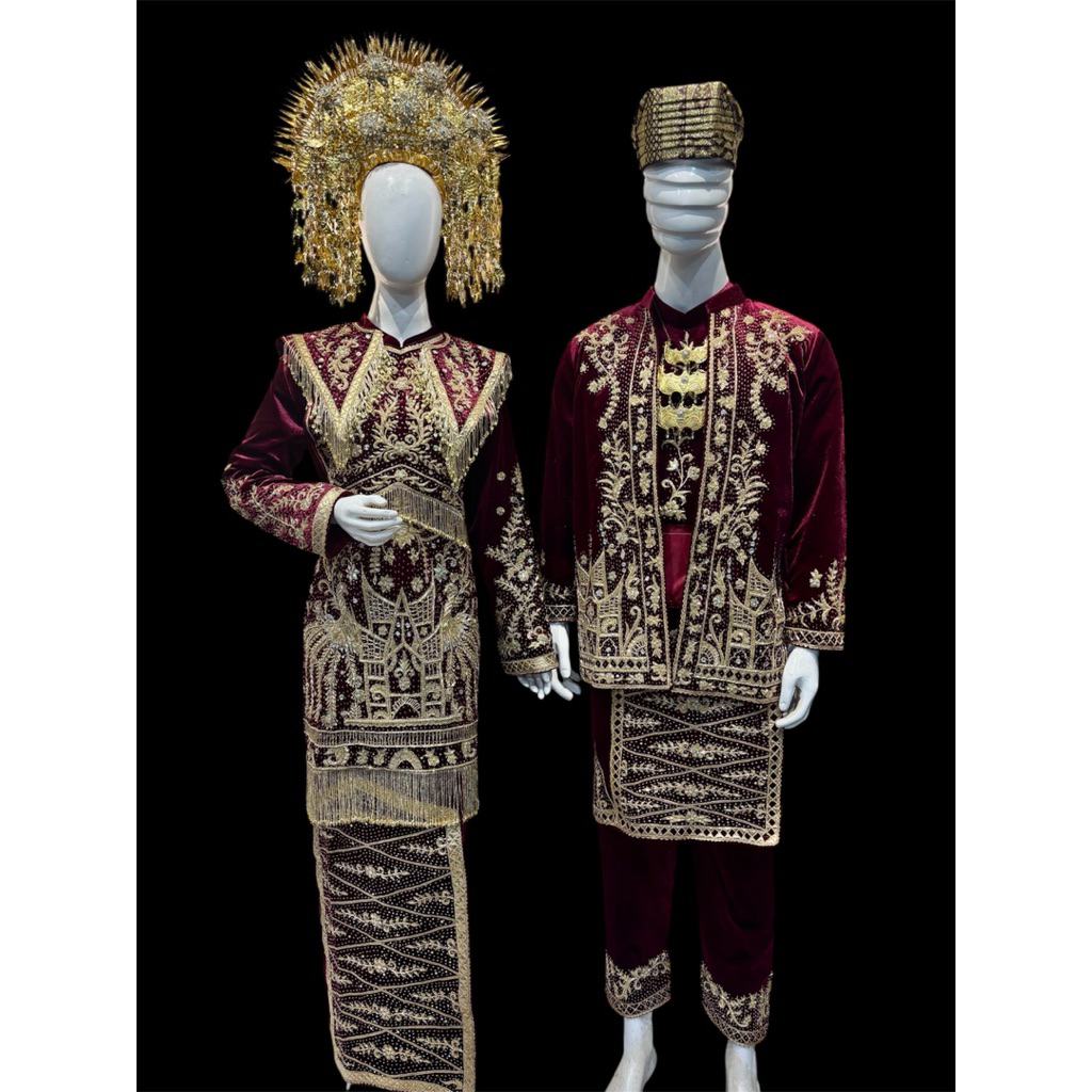 Baju Minang Premium/Baju penganten Padang/Baju Pengantin Minang Full Payet Jepang/Baju Pengantin Min
