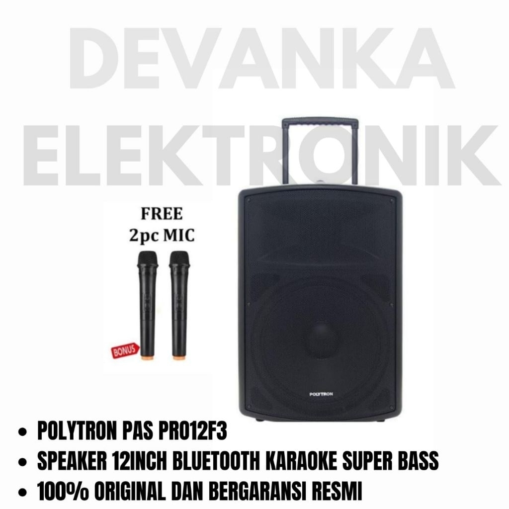 SPEAKER POLYTRON PAS PRO12F3 / SPEAKER BLUETOOTH PAS PRO12F3