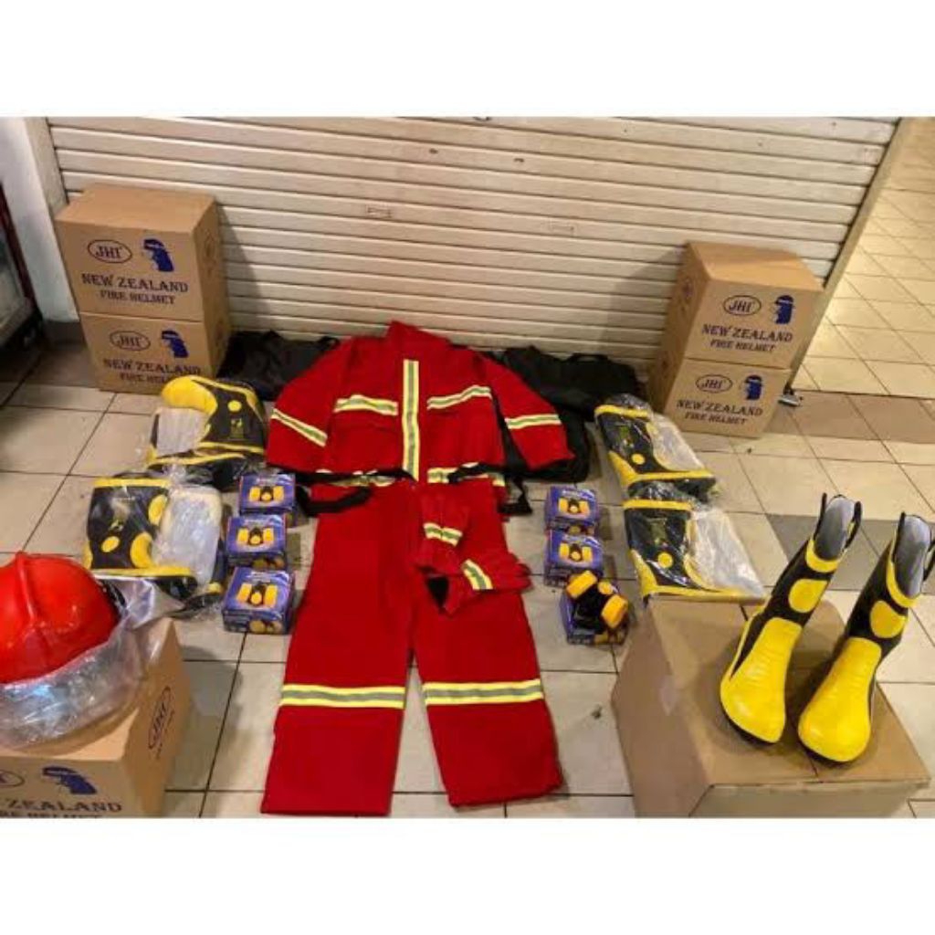 FULLSET BAJU PEMADAM KEBAKARAN MURAH/BAJU PEMADAM KEBAKARAN TEBAL/FULLSET PEMADAM KEBAKARAN/BAJU DAM
