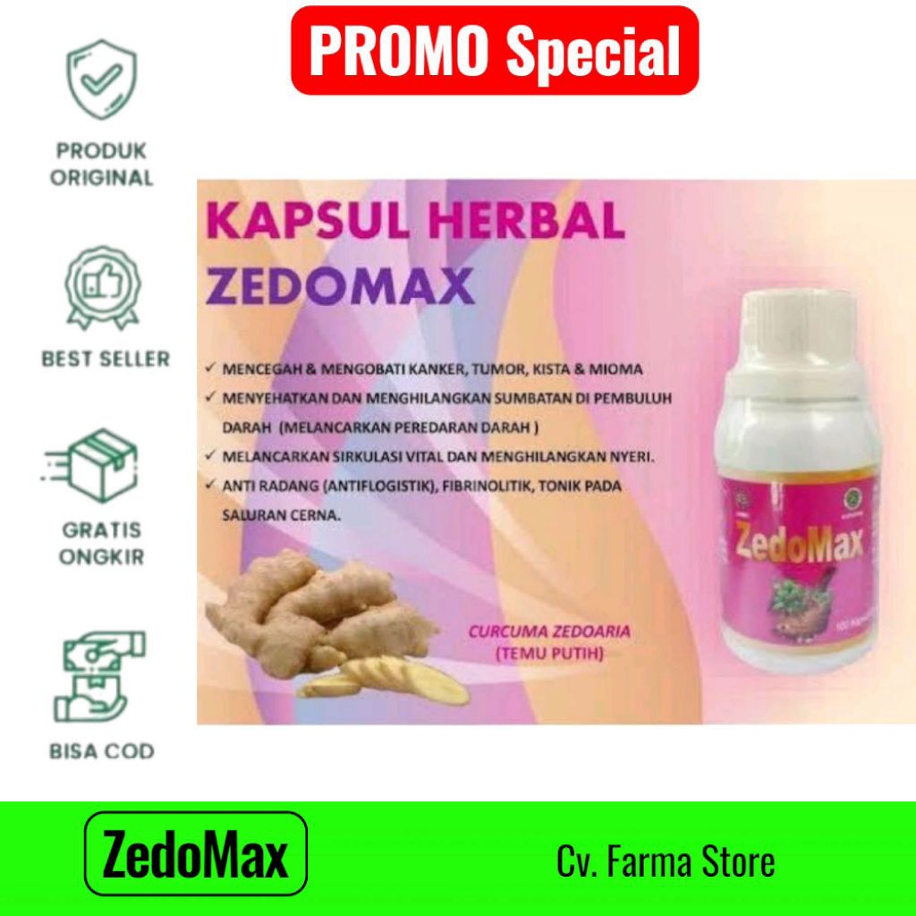 Zedomax Membantu Megatasi Kangker Tumor Ganas Asli
