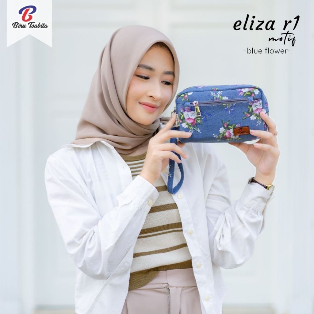 Eliza R1 motif dompet wanita By Biru Tsabita