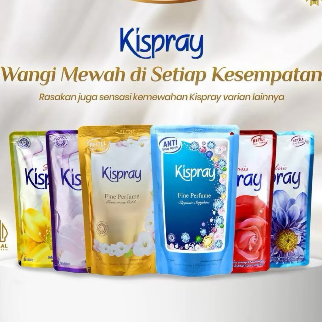 Kispray Refill 280ml / Kispray Pewangi Pakaian refill 280ml