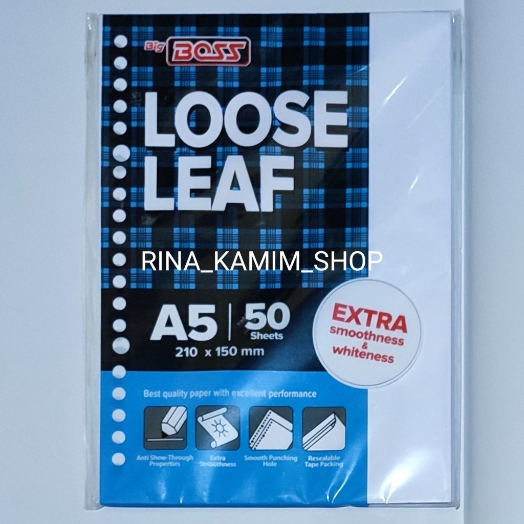 

Loose leaf A5 polos merek Big Boss