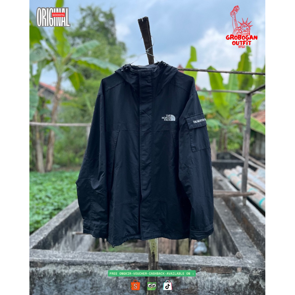 outdoor tnf the north face original saku samping left pocket