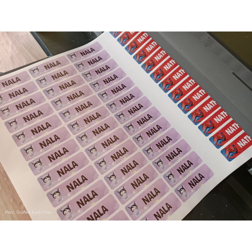 

Stiker Label Buku Anak Sekolah