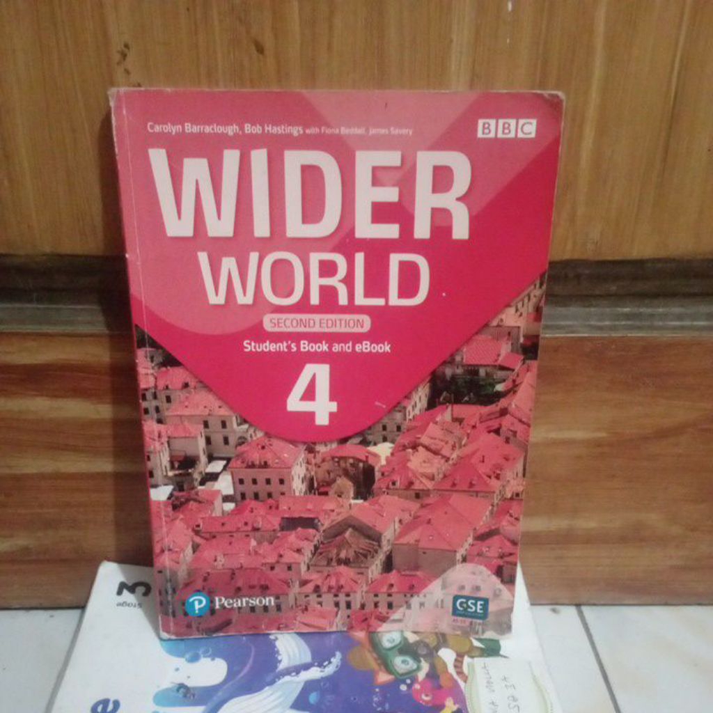 original bekas Wider World  students book 4 second edition BBC