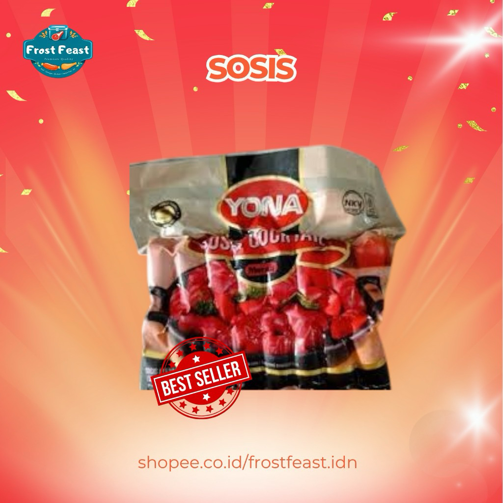 

Yona Sosis Sapi Cocktail Merah (450gr)