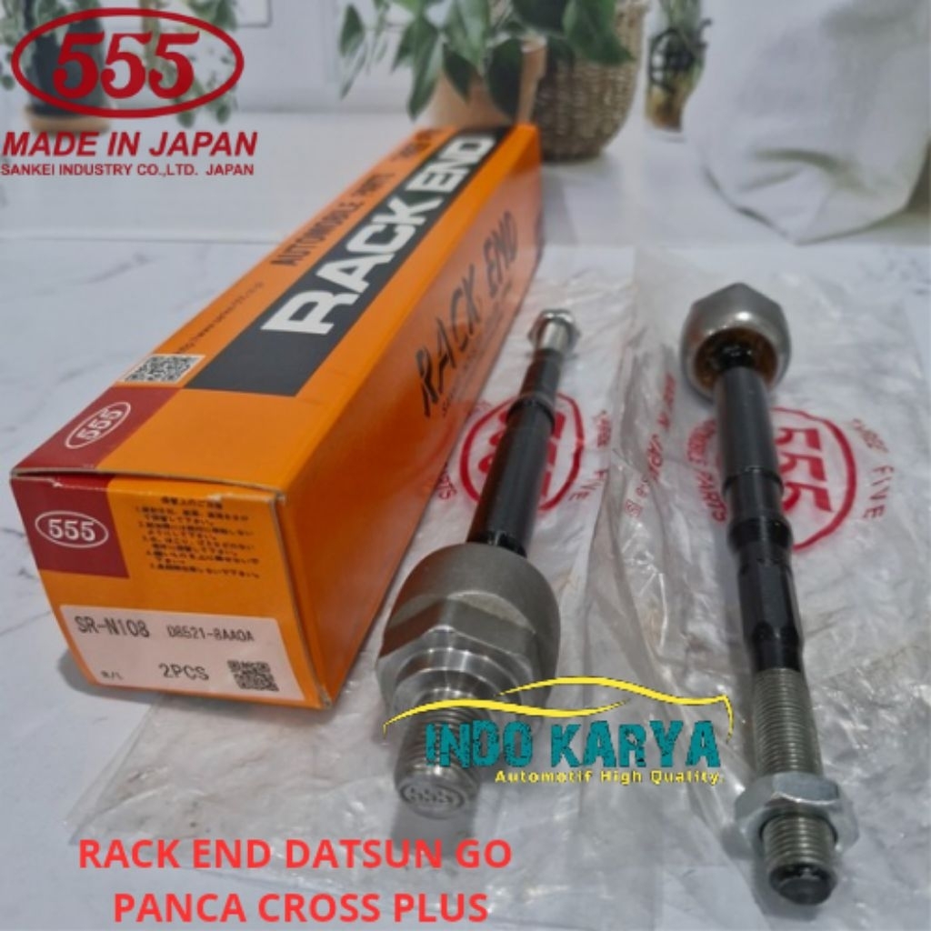 RACK END TIE ROD PANJANG DATSUNG GO PANCA CROSS MEREK 555 JAPAN ORIGINAL