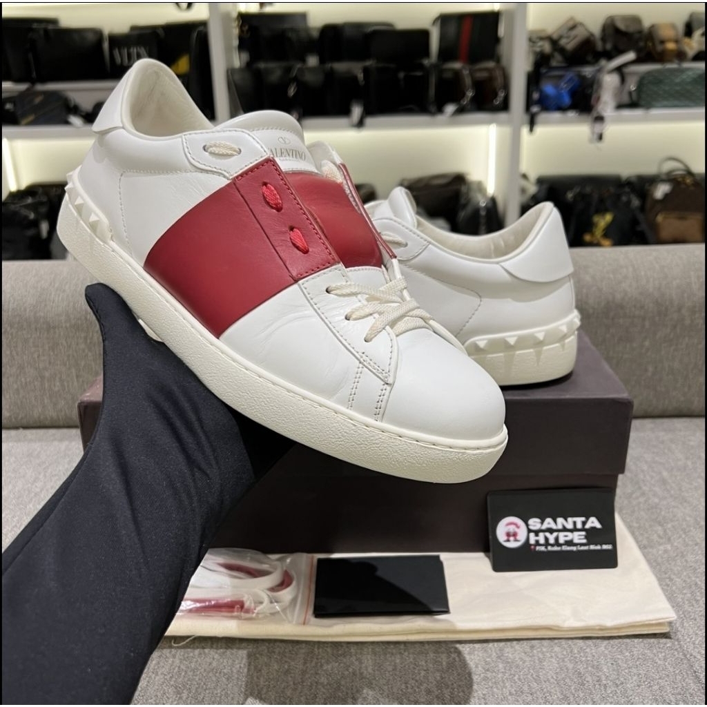 Valentino Garavani Calf Logo Sneakers