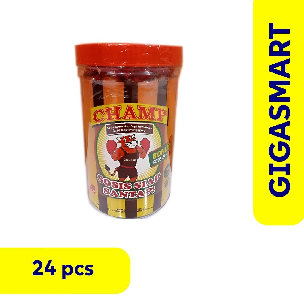 

Sosis CHAMP Toples Rasa Sapi Isi 24
