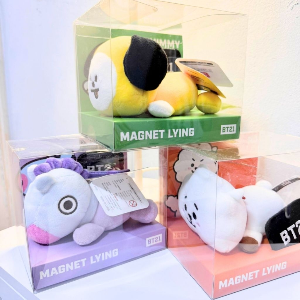 100% OFFICIAL BTS BT21 RJ Magnet lying pals magnetic Suga seokjin yoongi namjoon rm J-Hope hoseok Ji
